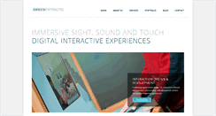 Desktop Screenshot of ambientinteractive.com